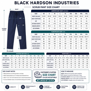 Pantalon de travail médical unisexe 180 GSM en tissu doux polycoton orange, coupe droite, taille élastique, logo thermocollé, poche à empiècement. - Product Image 3