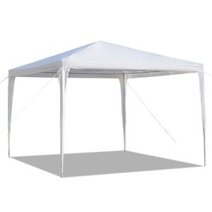 Tente de camping blanche 3 x 3 m imperméable avec tubes en spirale pour les aventures en plein air - Product Image 6