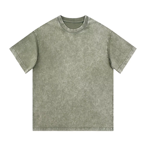 Camiseta de Hombre 100% Algodón, Color Sólido, Cuello Redondo, Manga Corta, Corte Holgado, Casual, Ecológica, Transpirable, Tejido Jersey - Product Image 5
