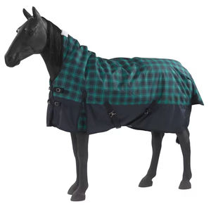 Couverture pour chevaux personnalisée en polyester imperméable toutes saisons, intérieur/extérieur, avec doublure en nylon, légère, pour l'équitation - Product Image 6