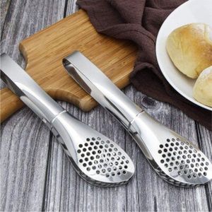 Pince de cuisine de luxe en acier inoxydable doré, robuste, pour barbecue, buffet, service, pince à pain et salade en métal, résistante à la chaleur - Product Image 2