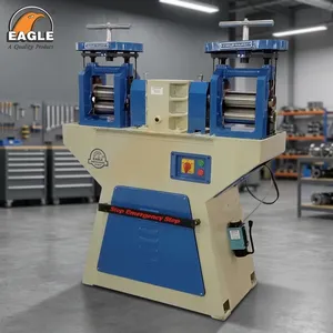 Laminadora de Doble Cabezal Eagle Modelo Estándar - Prensa de Rodillos para Joyería - Herramientas de Maquinaria de Orfebrería - Maquinaria Eagle - 300 kg - Modelo 64.5761 - Product Image 3