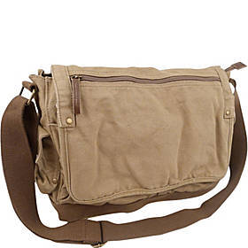 Sacs messagers en toile avec poches latérales et fermeture à boucle, motif uni, plusieurs tailles - Product Image 4