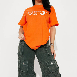 Nouvelle Collection – T-shirts Décontractés d'Hiver pour Femmes en Toile Sublimée, Manches Courtes Compressées, Col Rond, Couleur Unie, Qualité Supérieure - Product Image 1