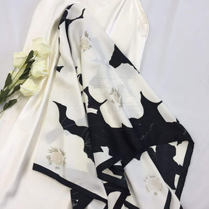 OEM Service High Quality Women Square <b>Scarf</b> Wholesale Custom Design Skin Friendly 100% <b>Silk</b> Floral Pattern Elegant Style - Product Image 4