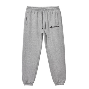 DAIZEN STAR Men's Dark Green Cotton High-quality Knitted Quick Dry Sweatpants Elastic Waist Drawstring Casual Joggers Side - Product Image 6