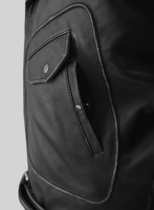 Veste en cuir pour homme, coupe-vent, veste en cuir pour homme et femme, styles personnalisés, Charlotte Burnt, plusieurs couleurs, veste en cuir 2006 - Product Image 2