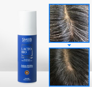 SMIB Shampooing Coréen Changeant de Couleur Couverture des Cheveux Gris Mousse Postbiotique BHA Soin du Cuir Chevelu Teinture Capillaire Naturelle Nourrissante Noir Brun Foncé - Product Image 5