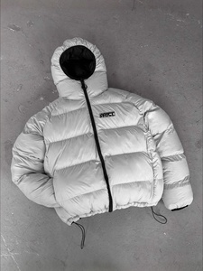 Premium Quality Custom Waterproof Windproof Nylon <b>Reversible</b> Down Puffer <b>Jacket</b> for men - Product Image 2