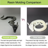 Resin Cetak 3D Standar KEJIA, Rigid, Susut Rendah, 1kg, Fotopolimer Rigid UV Curing dengan Presisi Tinggi untuk Printer LCD/DLP