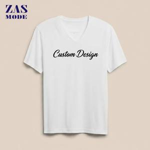 Camiseta de Manga Corta Casual para Hombre, Cuello en V, Corte Ajustado, 100% Algodón, Ecológica, de Secado Rápido, Calidad de Marca - Product Image 4