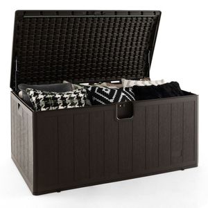 Contenitore da Esterno per Patio da 130 Galloni con Coperchio Bloccabile, Resistente a Tutte le Condizioni Atmosferiche - Product Image 3