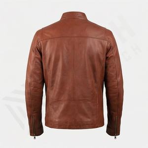 Chaqueta de Motociclista de Invierno para Hombre, Diseño Reversible, Impermeable, de Cuero Genuino, Equipo de Protección para Motociclismo, Color Personalizado - Product Image 2