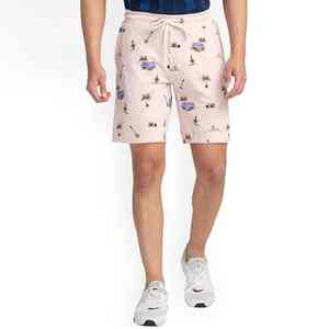 Ropa Masculina Informal de Uso Diario, de Buena Calidad, Estilo Vintage, Lavada, con Costuras Resistentes, Textura Rugosa, Estampado Informal, Pantalones Cortos - Product Image 5