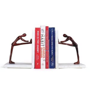 New Arrival Handcrafted Iron Bookends With Artistic Detailing For Luxury Library And Interior Display - Product Image 6