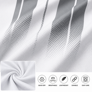 Conjunto de Camiseta de Fútbol para Hombre WARPRO, Manga Corta, Rayas Sublimadas, Poliéster que Absorbe la Humedad, Ajuste Atlético para Adultos, Todas las Temporadas - Product Image 6