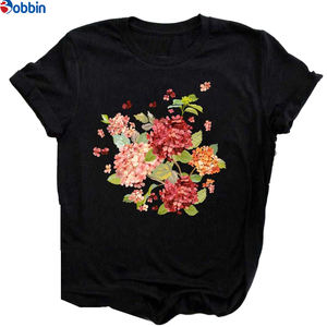 Camisetas para niñas, camisetas holgadas de verano para mujer con estampado de flores del Día de San Valentín, camisetas gráficas de manga corta para niñas de diseñador - Product Image 4