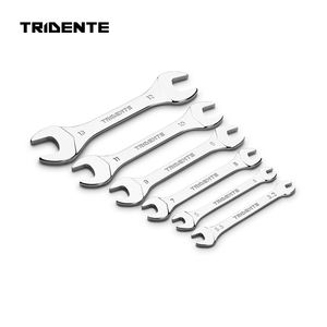 Juego de herramientas de llave de extremo abierto forjado por caída métrica de 6 piezas - Product Image 1