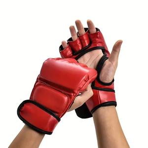 Nouveaux gants de MMA pour hommes, design personnalisé, impression de logo, cuir de haute qualité, légers et respirants - Product Image 6