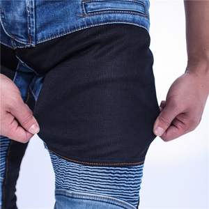 <b>Jeans</b> Safety CE Knee Hip Removable Armored All Seasons for <b>Men</b> Riding Pants Motorcycle Riding Pants Motorbike Motocross Cycling - Product Image 5