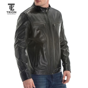 Veste en cuir décontractée pour hommes, style nouveau, tendance, haute qualité, prix abordable, vente en gros - Product Image 6