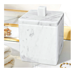 Marble Jewelry boxes Tableware Decorative Earrings Holder Jewelry Box Stone Holder for Hotel Living Room Vanity Decor - Product Image 5