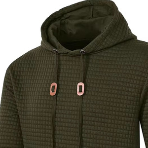 Sweat à capuche personnalisé de haute qualité 100% coton épais imprimé pour hommes, coupe oversize, fermeture éclair intégrale, avec logo, idéal pour l'hiver - Product Image 6