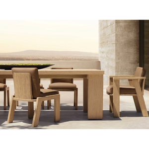 Chaise individuelle en teck au style moderne et épuré, idéale pour l'extérieur, durable et de bonne qualité - Product Image 5