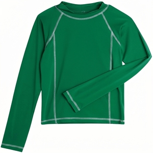 Maillot de compression à manches longues pour garçons BJJ MMA, séchage rapide, UPF50+, Spandex, anti-déchirure, pour entraînement de grappling sans kimono, vêtement de sport - Product Image 2