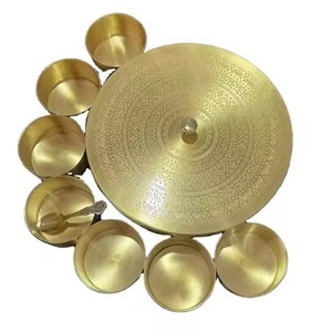 Durable Kitchen Storage <b>Masala</b> <b>Box</b> Metallic Spice Case with Sections for Organized Seasoning and Herb Storage - Product Image 4