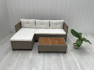 High Quality Modern Luxury Outdoor Rattan Sofa Set Cushion Waterproof Garden Furniture Hotel Patio Living Room Apartment - Product Image 3