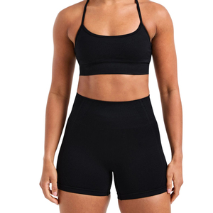 Custom Wholesale Women Lightweight <b>Shorts</b> Polyester Cotton Elastic Waist <b>Shorts</b> Sports Gym Running Casual Wear <b>Shorts</b> OEM ODM - Product Image 3