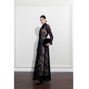 Chemisier de haute couture pour femme ODM HAUTE LACE TOP FLORAL MESH LACE Formel/ Soirée 150 grammes Blouses et chemises pour femme - Product Image 4