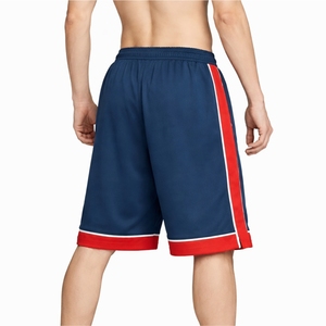 Shorts de basketball pour hommes, couleur unie, en mesh respirant, légers, pour le sport, la gym, la course à pied, taille élastique, été, logo personnalisé - Product Image 2