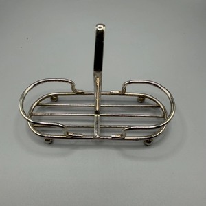 Juego de Salero y Pimentero de Aluminio con Soporte, Dispensador de Especias Metálico, Duradero, Solo Lavar a Mano - Product Image 4