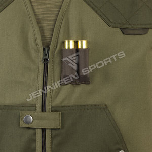 Custom logo Hunting Vest Waistcoat Hunting Hiking 100% Cotton Canvas Fabric <b>Cargo</b> Vest Camping <b>Work</b> Wear Pocket Fishing Vest - Product Image 4