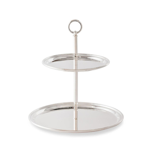 Glam 2 Tier Metal <b>Cake</b> <b>Stand</b> ith Handle Dessert Display Rack <b>for</b> Wedding Party Birthday Cupcake Display <b>Stand</b> On <b>Sale</b> - Product Image 6
