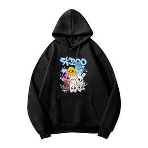 Sweat à capuche en coton brodé avec lettres KPOP Idol Stray Kids STAY, style décontracté d'hiver - Product Image 2