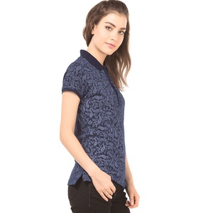 Polo pour femme de luxe, haute qualité, vente en gros, impression par sublimation personnalisée - Product Image 4