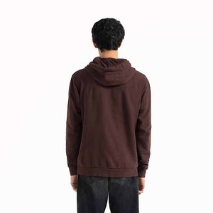 Ventes en gros de sweats à capuche zippés personnalisés élégants pour hommes, avec fermeture éclair intégrale et logo, sweats à capuche zippés en coton mélangé - Product Image 5