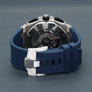 Elegante Reloj de Diamantes Moissanite, Reloj de Lujo Brillante, Diseño Moderno y Minimalista, Accesorio Sofisticado, Proveedor Indio - Product Image 3