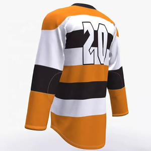 Jersey de Hockey sobre Hielo Personalizado de Manga Larga, Antibacterial, Ecológico y de Alta Calidad, Ropa Deportiva Extra Grande para Adultos, Servicio OEM - Product Image 3