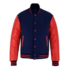 Chaquetas Varsity de cuero/lana de estilo personalizado, muy vendidas, para venta en línea a precio económico. - Product Image 1