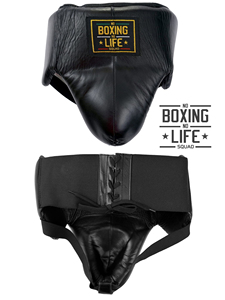 Protector Inguinal de Boxeo PU No Boxing No Life Squad, Equipo de Protección en Colores Blanco, Verde y Rojo para Entrenamiento en Todas las Estaciones - Product Image 2
