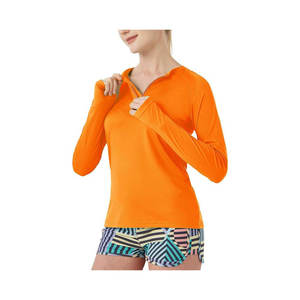 เสื้อแรชการ์ดแขนยาวสำหรับผู้ชาย ระบายอากาศได้ดี คุณภาพสูง พิมพ์ลายโลโก้ตามสั่ง ด้วยเทคนิค Sublimation แห้งเร็ว ผ้ายืดหยุ่น ผลิตจากผ้า Spandex/Polyester - Product Image 6