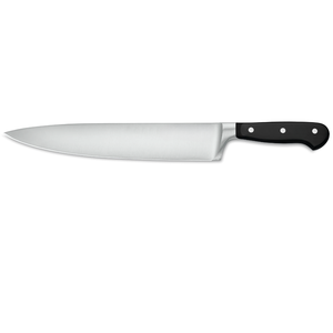 Cuchillos de Chef Profesionales de Acero Inoxidable, Cuchillos de Cocina con Hoja Afilada, Mango Negro con Triple Remache para Cortar Carne y Verduras - Product Image 1