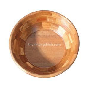Bol en bois naturel à motifs variés, lavage à la main uniquement, écologique, antibactérien, compatible lave-vaisselle, compatible micro-ondes, compatible four - Product Image 2