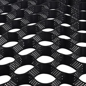 แผ่นตาข่ายกรวดขนาด 4 นิ้ว ความลึก 17.06 x 8.86 ฟุต รับน้ำหนักได้ 1880 ปอนด์ต่อตารางฟุต แผ่นตาข่ายระบายน้ำสำหรับพื้นหญ้า ขนาด 5200 x 2700 มม. สำหรับทางเดินรถ - Product Image 1