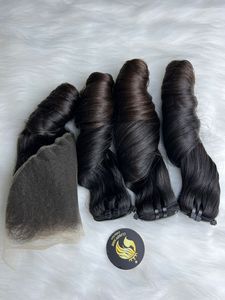 CdyHairVN Venta de Halloween Off Raw Bouncy Curly Textura Extensiones de cabello humano para niñas y mujeres - Product Image 4