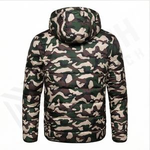 Veste matelassée chaude d'hiver de style High Street pour hommes, nouveau bombardier matelassé à capuche avec col montant et rembourrage à bulles, tailles S-2xl - Product Image 3